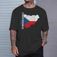 チェコ共和国 チェコ 国旗 チェコ ルーツ 地図 チェコ プライド Tシャツ 彼への贈り物
