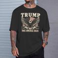 トランプ 2024 テイク・アメリカ・バック トランプ大統領 長袖tシャツ Tシャツ 彼への贈り物