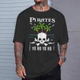 パイレーツ、カリビアン、ヨー・ホー・ヨー・ホ、スカル、テーマパーク、ライド Tシャツ 彼への贈り物