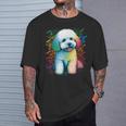 ビション・フリーゼ好きのかわいいビション・フリーゼの犬 Tシャツ 彼への贈り物
