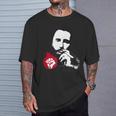 フィデル・カストロ・キューバ革命拳戦闘デモ Tシャツ 彼への贈り物