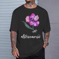 ペルー百合が大好きなアルストロメリアフラワー ピンク 2023 Tシャツ 彼への贈り物