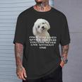 マルチーズ犬愛好家 子犬オーナー 真の愛 引用句デザイン Tシャツ 彼への贈り物