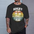 ラグビーは私の退職金制度 ラグビー部の年金受給者 Tシャツ 彼への贈り物