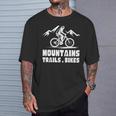 ヴィンテージ マウンテンバイク メンズ レディース バイカー Mtb トレイルバイク 長袖tシャツ Tシャツ 彼への贈り物