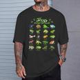 世界のカエル カエル Tシャツ 彼への贈り物