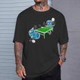 卓球 おもしろビール ピンポン Tシャツ 彼への贈り物