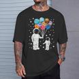 宇宙飛行士 宇宙飛行士 面白い宇宙小人太陽系 天文学 Tシャツ 彼への贈り物