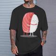 寿司 ハグ 甘い 和食 まぐろ にぎり Tシャツ 彼への贈り物