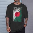 日本とバングラデシュの旗 日本のバングラデシュ Tシャツ 彼への贈り物