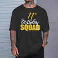 第77回ハッピーバースデーチームパーティーバースデーファミリーグループ Tシャツ 彼への贈り物