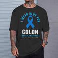 結腸直腸癌 I Wear Blue For Colon Cancer Awareness Tシャツ 彼への贈り物
