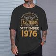 メンズ 誕生日プレゼント The Legends 1976年9月 Tシャツ 彼への贈り物