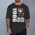 限定版 1986 誕生日 1986 1986年生まれ ヴィンテージ 長袖tシャツ Tシャツ 彼への贈り物