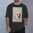 雄鶏と鶏 1900 大原興村 和農場生活 長袖tシャツ Tシャツ 彼への贈り物