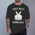 面白いイースタージョークguess What Bunny Butt メンズ レディース Tシャツ 彼への贈り物