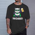 面白いパンダパンダビールドリンカー パンダビール Tシャツ 彼への贈り物