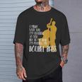 頭の中でコントラバスを思い浮かべます Tシャツ 彼への贈り物