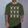 Deer Hunting Hunter Of All Santa's Reindeer T-Shirt Gifts for Him