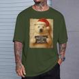 Christmas Polar Bear Cute Polar Bear Santa Hat T-Shirt Gifts for Him