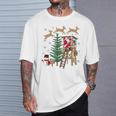 Christmas Holiday Camo Hunting Reindeer Deer Duck Xmas Santa T-Shirt Gifts for Him