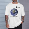 Esa 欧州宇宙機関 地球 46 億年 Tシャツ 彼への贈り物