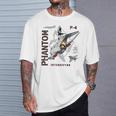 F-4 Phantom Ii ジェットグラフィック Tシャツ 彼への贈り物