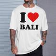 I Love Bali Tシャツ 彼への贈り物