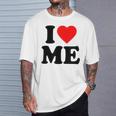 I Love Me · I Heart Me Y2k · 私は私を愛してます Tシャツ 彼への贈り物