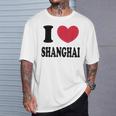 I Lovehanghai アイ・ラブ・シャンハイ Tシャツ 彼への贈り物