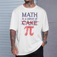 Pi Day Math Is A Piece Of Cake ファニーtシャツ 314用 Tシャツ 彼への贈り物