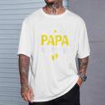 メンズ Promoted To Papa Est 2027Oon To Be Dad Tシャツ 彼への贈り物