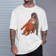 Punch The Monkey Meme X Ape Cute Punch Monkey Baby Meme Tシャツ 彼への贈り物