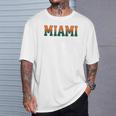 Retro Miamiintage Classic Miami Tシャツ 彼への贈り物