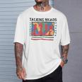 Talking Heads イエロー レトロ グラフィック Tシャツ 彼への贈り物