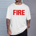 Wildland Hotshot Crew Fire Rescue Department 消防士 Tシャツ 彼への贈り物