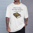 あなたの中のキリスト 聖書箇条 キリスト教 イエス・キリスト Tシャツ 彼への贈り物