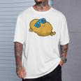 サングラスでかわいいポテチ リラックスポテチ Tシャツ 彼への贈り物