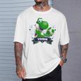 ザ・スーパーマリオギャラクシー・ムービー Yoshi Champion 長袖tシャツ Tシャツ 彼への贈り物