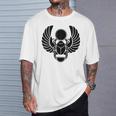 スカラベ カブトムシ 古代エジプトのシンボル Tシャツ 彼への贈り物