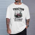 トラクター トラクター トラクター 農家 農業 Tシャツ 彼への贈り物