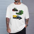トラクター トラクター コンバインハーベスター 農家 農業 Tシャツ 彼への贈り物