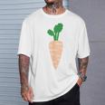 ニンジン コスチューム 野菜 カーニバル コスチューム ビーガン Carrot Costume Tシャツ 彼への贈り物