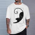 フィボナッチキャット 黄金比プリント Tシャツ 彼への贈り物