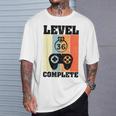 レベル 36 コンプリート 36Th 面白い 結婚記念日 カップル向け Tシャツ 彼への贈り物