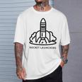 ロケット発射 Tシャツ 彼への贈り物