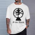 ロードシヴァ ヒンズー教 ゴッドオーム マントラ サンスクリット ヨガ Tシャツ 彼への贈り物