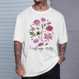 ヴィンテージ 1935年 蓮の花 日本の鶴 鳥 89歳の誕生日 Tシャツ 彼への贈り物