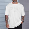 ヴィンテージ カナダ国旗 お土産 男の子 女の子 レトロ カナダ国旗 Tシャツ 彼への贈り物
