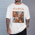 日本パンチくんベビーマカクパンチザモンキーぬいぐるみ Tシャツ 彼への贈り物